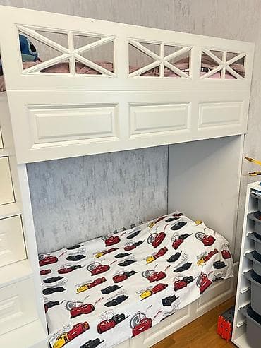 rasotkalar: Oğlan və qız üçün, İşlənmiş, Çarpayı, Matras ilə, Siyirməli, Taxta — 2