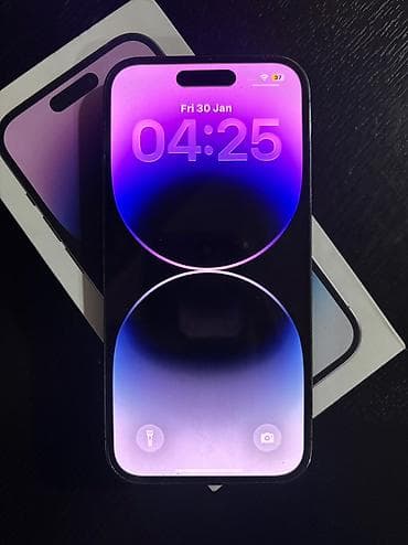 iphone xs max islenmis: IPhone 14 Pro, 128 GB, Deep Purple, Simsiz şarj, Face ID — 3