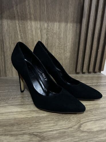 qadin pencekleri: Туфли, Размер: 38, цвет - Черный, Новый — 2
