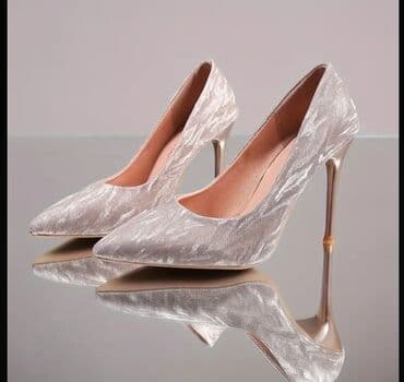 tangetka ayaqqabi modelleri: Tuflilər, Ölçü: 36, rəng - Gümüşü, Yeni — 3