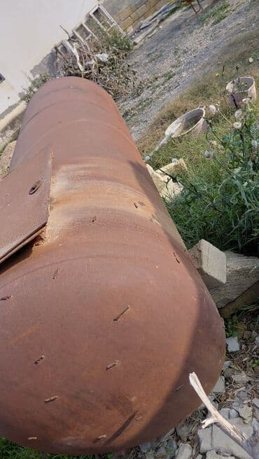 pegah yağ: Sənaye tipli metal çən - Material: qalın divarlı demir - Silindrik — 4