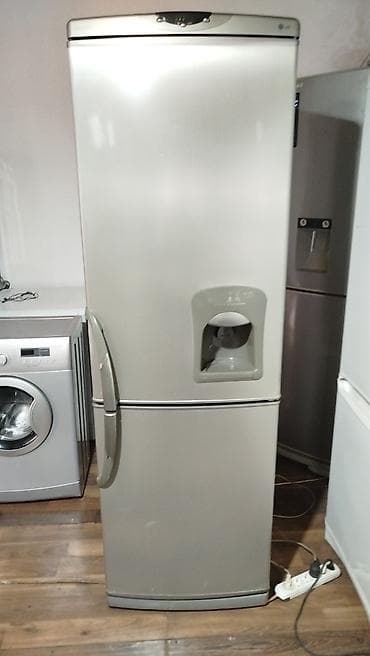 iwlenmiw mini soyuducular: İşlənmiş 2 qapılı LG Soyuducu Satılır, rəng - Bej, Dispenserli — 2