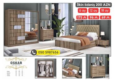 avanqart: İkinəfərlik çarpayı, 2 tumba, Dolab, Termo, Azərbaycan, Yeni — 8