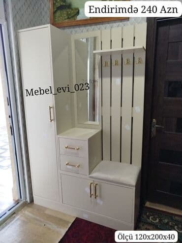 açar dest: Açılan, 1 qapı Düz dolab, Dəhliz dolabı — 1