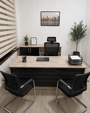 Ofis mebeli satilir baha yigilib elave olaraq acarli skafida var