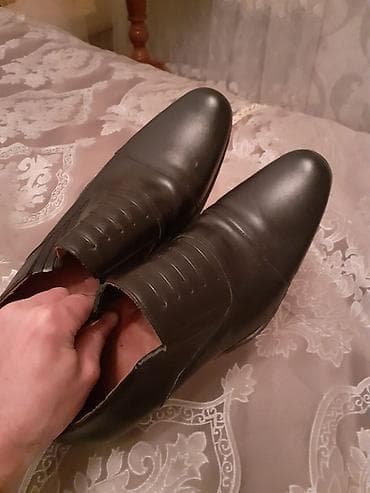 şəffaf ayaqqabilar: Gencede satilir deri ayaqabi Moskvadan alinib yenidir — 3