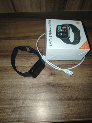 zoom kamera: İşlənmiş, Smart saat, Xiaomi, Sensor ekran, rəng - Qara — 1