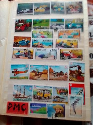 Məktub markaları albomu – müxtəlif ölkələrdən tematik kolleksiya - — 3