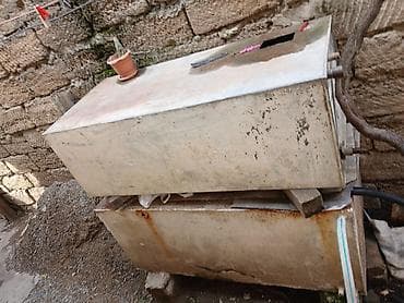 Bak, Metal, 500 l l, İşlənmiş, Ünvandan götürmə