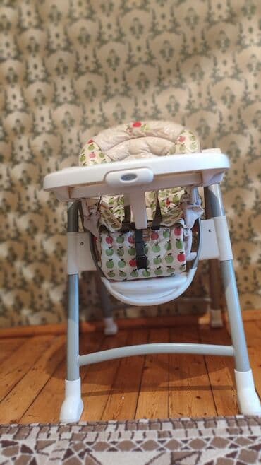 uşaq stollari: Uşaq yemək stulu - Brend: Graco - Rəng və dizayn: krem fon üzərində — 1