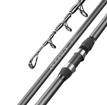 baliq tutmaq ucun tor: Oceanus brendi 3.6m 30-200 g test Carbon rod Yığcam ele yatımlı — 2