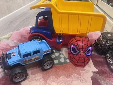 yumşaq oyuncaqlar: Uşaq oyuncağı – böyük plastik “dump truck” tipli yük maşını Hamisi — 4