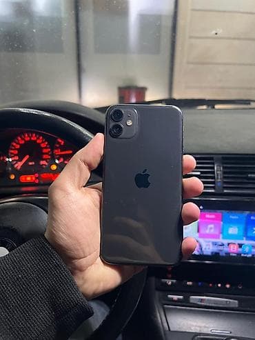 11t ikinci el: IPhone 11, 128 GB, Qara, Zəmanət, Kredit, Face ID — 1