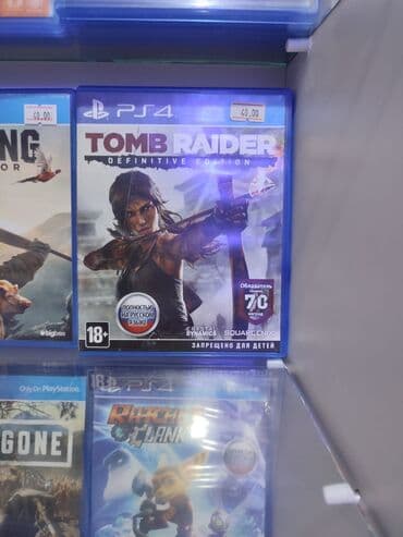 playstation 4 slim qiymeti: Tom raider definitive edition Oyun diski, az işlənib. 🎮Playstation — 1