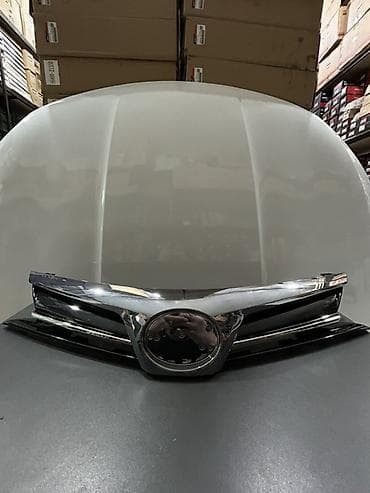 ağ bmw sekilleri: Toyota Fielder ön radiator barmaqlığı (emblem yeri olan), qara-piano — 2