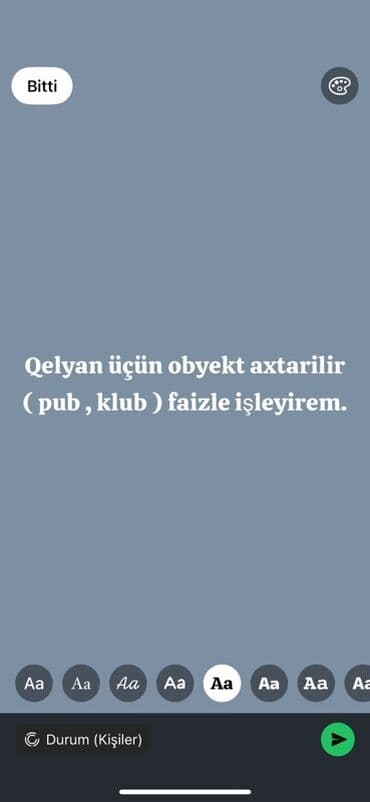 Qəlyançı tələb olunur