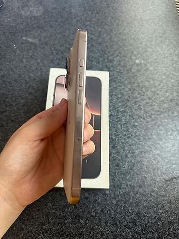 Elektronika: IPhone 16 Pro, 128 GB, Desert Titanium, Barmaq izi, Face ID — 3