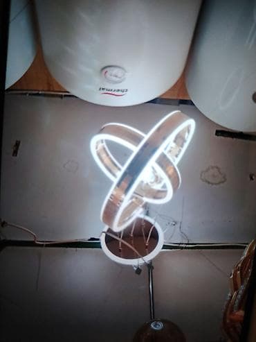 Led Çılçıraq, 3 lampa, Metal