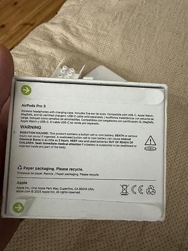 bluetooth nausnikler: İşlənmiş Simsiz (Bluetooth) Qulaqcıqlar, Apple, rəng - Ağ — 4