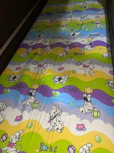 Oğlan və qız üçün, İşlənmiş, Çarpayı, Matras ilə, Siyirməsiz, Laminat — 4