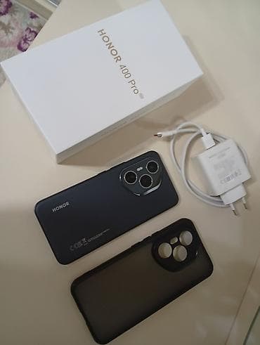 canta modelləri: Honor 400 Pro, 256 GB, rəng - Qara, Simsiz şarj — 1