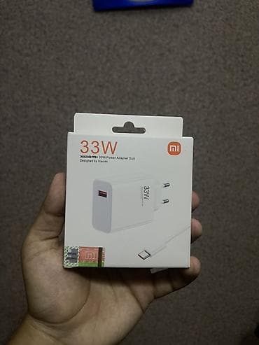 xiaomi not7: Xiaomi adapter, tep tezedi, almisdim oz telefona, o 18w destekleyir — 1