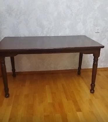столешница из камня: Гостиный стол, Б/у, Нераскладной, Дерево, Прямоугольный стол — 2