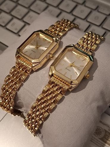 Qol saatları və aksesuarlar: Yeni, Qol saatı, Quartz, rəng - Qızılı — 6