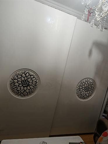 2 qapılı, Ağ, Digər material, Kupe, Düz dolab — 2
