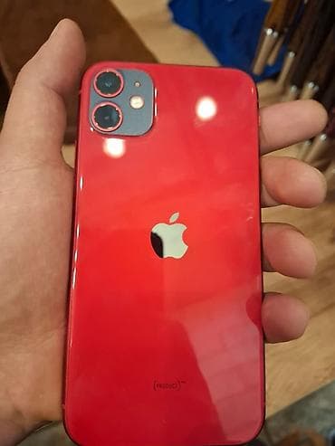 ayfon telefonları: IPhone 11, 128 GB, Qırmızı, Face ID — 3