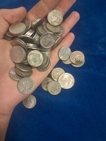 qerbli qəpik: ABŞ sikkələri – qarışıq lot - Növ və nominalar: quarter dollar (25¢) — 9