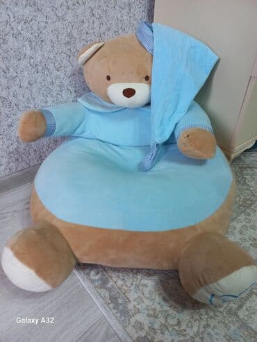 uşaq kral kostyumları: İşlənmiş, Pufik-kreslo, Parça, rəng - Göy, Kredit yoxdur, Çatdırılma yoxdur — 8