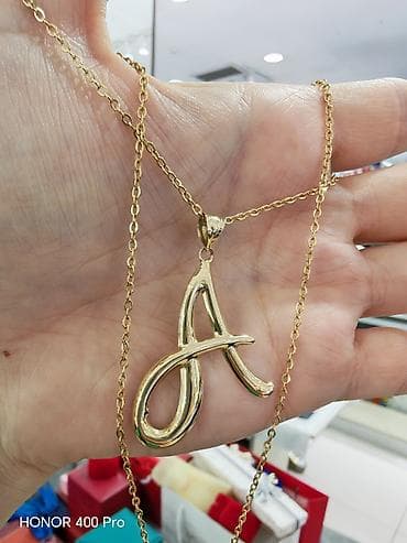 kolyeler: Boyunbağı, Sarı qızıl, 585 Əyar, 2300 g — 2