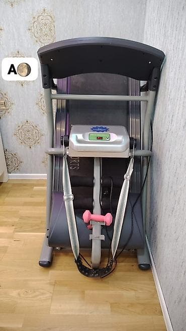 Qaçış trenajoru və vibro-massaj funksiyalı çoxfunksiyalı idman aparatı