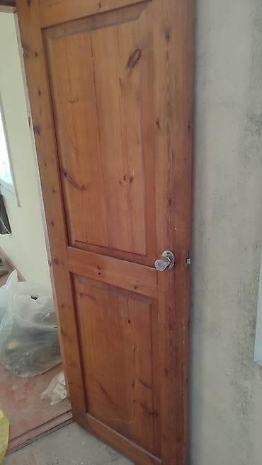 agac qapi: Taxta daxili qapılar dəsti - Material: təbii ağac (şam tipli), lakla — 2
