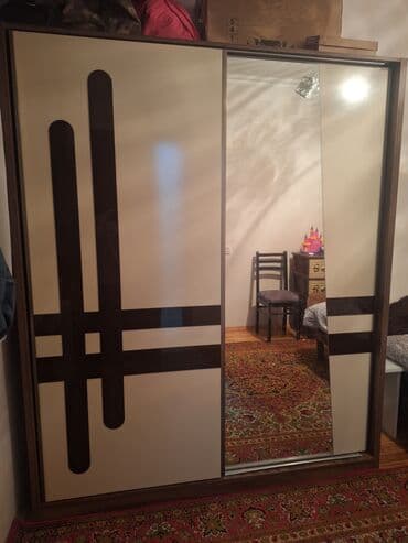 Шкафы: Б/у, Купе, 2 двери Прямой шкаф, Шифоньер — 4