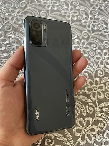iphone 14 pro max original: Redmi Note 10, 128 GB, rəng - Boz, Sensor — 4