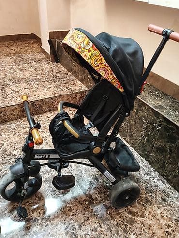 usag donu: Satılır Uşaq üçün 3 təkərli velosiped-araba (trike) ön təkərdə — 2