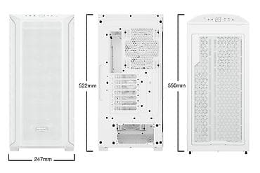 Жёсткие диски (HDD): Be Quiet! Shadow Base 800 FX BGW64 – RGB fanlı premium ağ gaming — 2