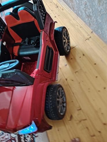 Uşaq dünyası: Uşaq üçün elektrikli minik maşını – Lexus üslubunda, tünd qırmızı — 7