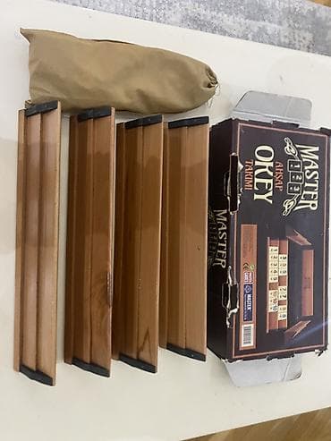 Спортивные игры: Master Ahşap Okey Takımı - Marka: Master Games - Material: tam ağac — 2