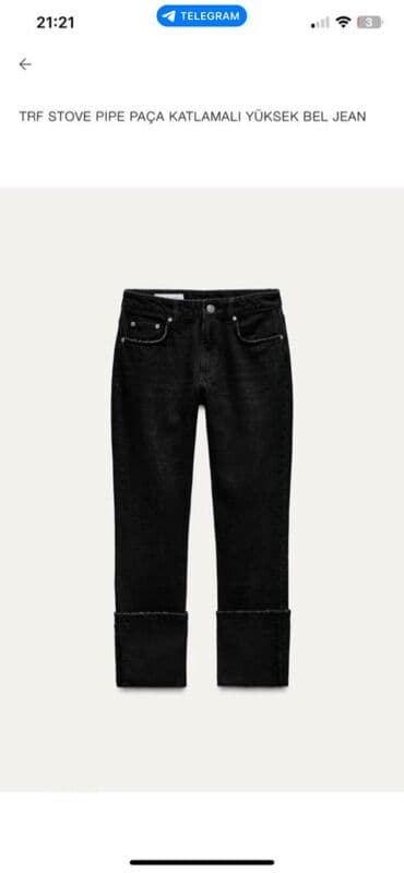 Futbolka və maykalar: Cinslər, Zara, XS, rəng - Qara — 1