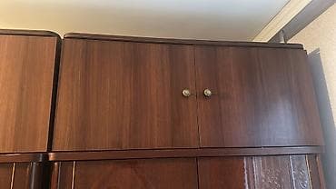 kunc dolab: Ağac rəngli əlavə üst dolab modulu - Klassik tərzdə, qoz rəngli finiş — 2