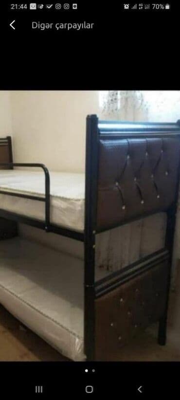 krafat: Oğlan və qız üçün, Yeni, Çarpayı, Matras ilə, Siyirməsiz — 5