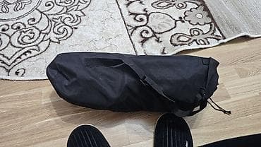 data: Qara rəngli qatlana bilən düşərgə yatağı açıq havada istifadə üçün — 2