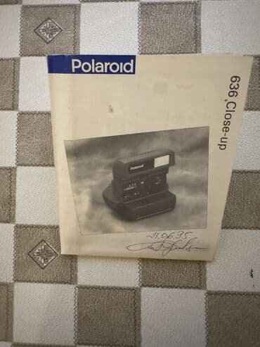 Видеонаблюдение: Polaroid 636 Closeup – orijinal vintage (1995, az istifadə olunub) — 7
