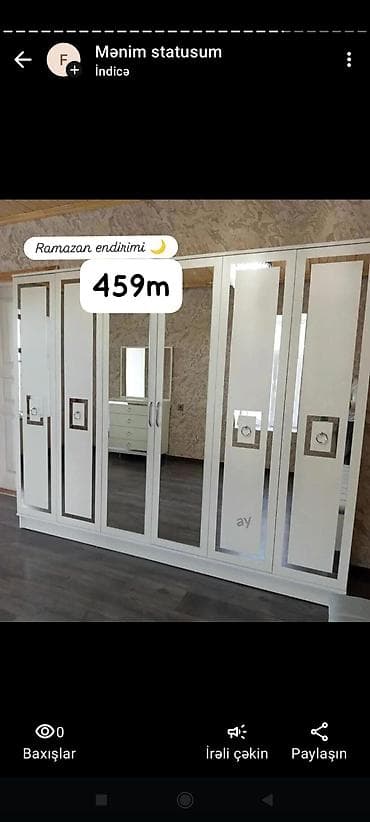 keramogranit satisi: 6qapili dolab Birbasa istehsaldan satis ölçü 240*200*45 qiymət — 7