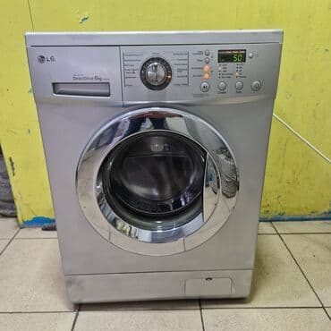 işlənmiş printer: Paltaryuyan maşın LG, 6 kq, İşlənmiş, Avtomat, Qurutma var, Kredit yoxdur, Pulsuz çatdırılma — 1