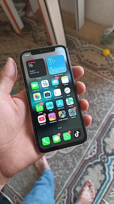 ipad pro 11 2021: IPhone X, 64 GB, Göy, Face ID — 2