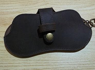 rayban meta: Məhsul: Dəri açarlıq/etui Təsvir: - Qatı tünd-qəhvəyi təbii dəridən — 1